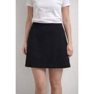 Citizens of Humanity Black Cotton Blend Mini Skirt 8942B-128 Size M Made in USA